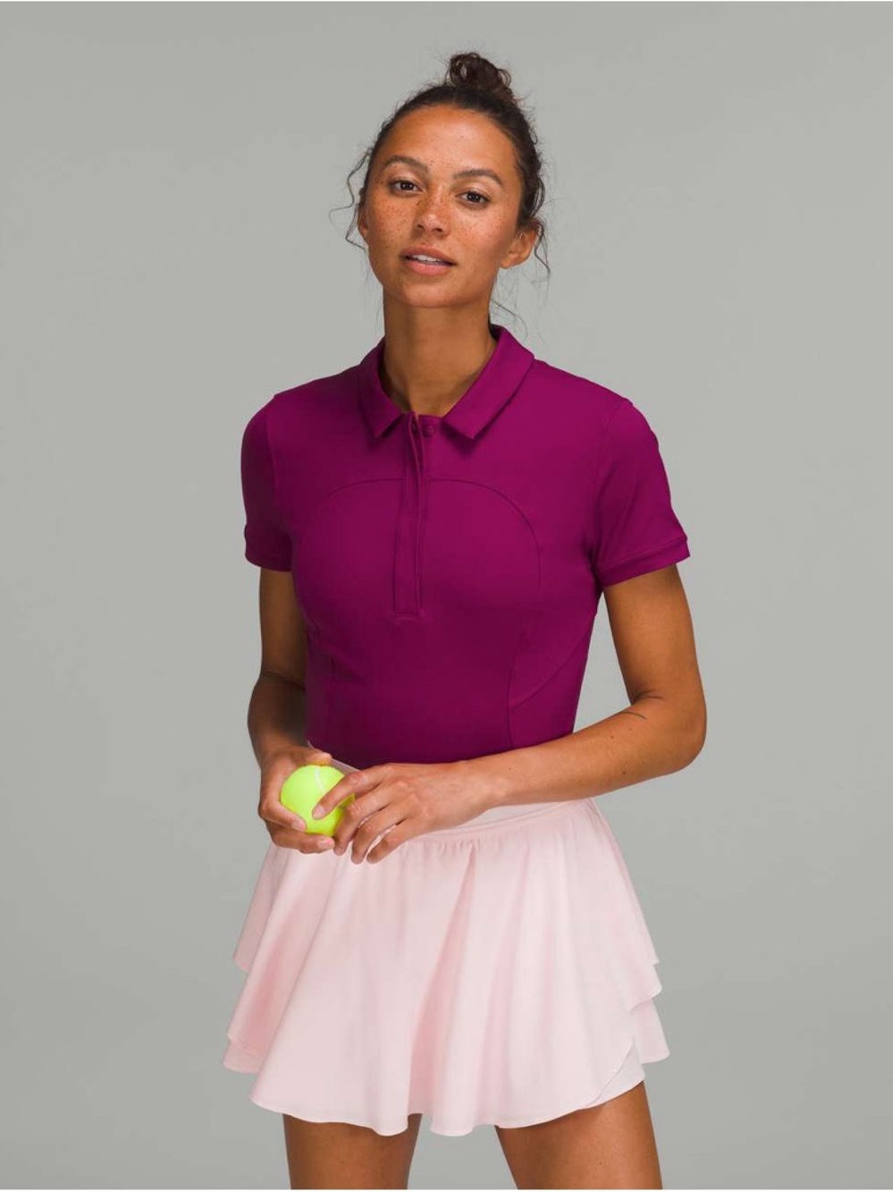 Lululemon Quick-Drying Short Sleeve Polo Shirt- Size 2 - Picture 3 of 10